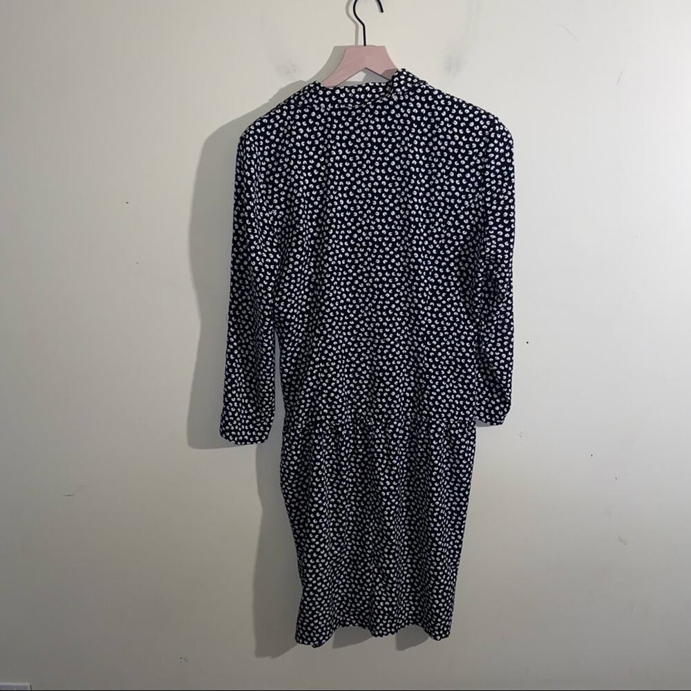 Vntg Ms. Chaus Geometric Pattern Button Up Dress … - image 4